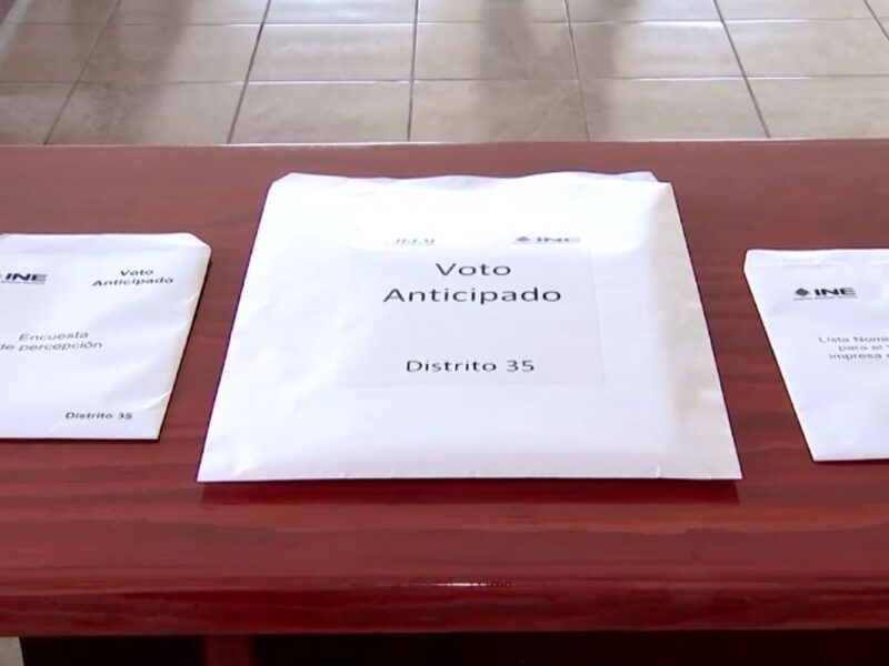 Suman 42 electores que emiten voto anticipado en Michoacán