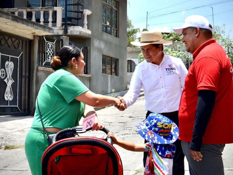 Habitantes de Álvaro Obregón respaldan proyecto de Toño Sosa