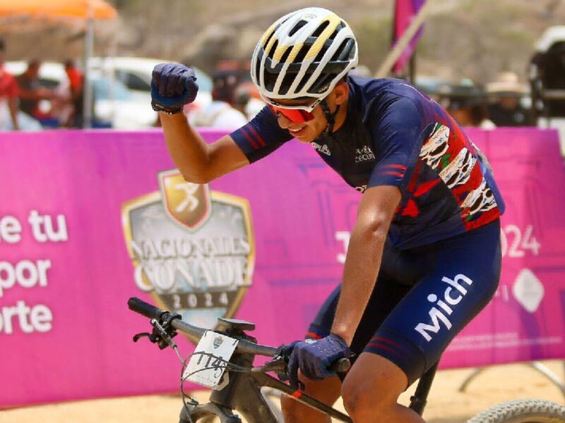 bronce para Michoacán en Ciclismo de Montaña