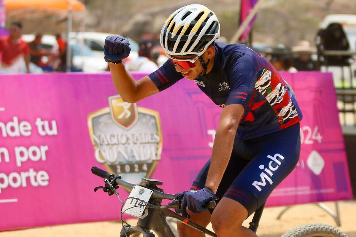 bronce para Michoacán en Ciclismo de Montaña