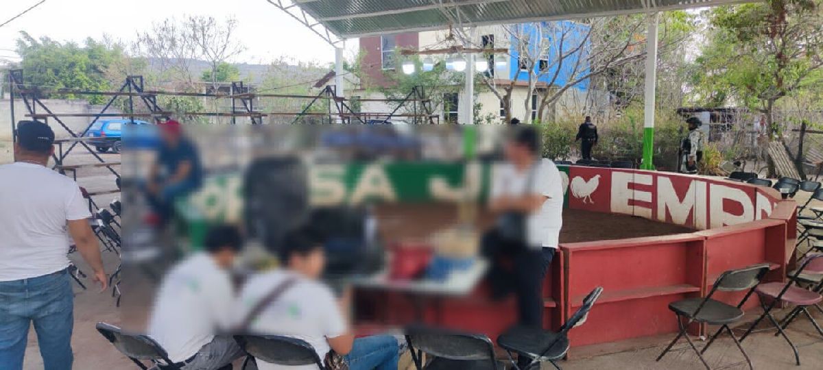 desmantelan palanque clandestino cancelado en Benito Juárez