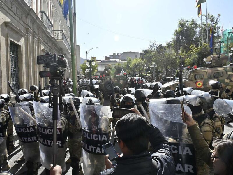 El golpe de estaado en Bolivia