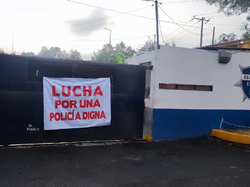 Guardia Civil busca extender protesta de policías en Michoacán