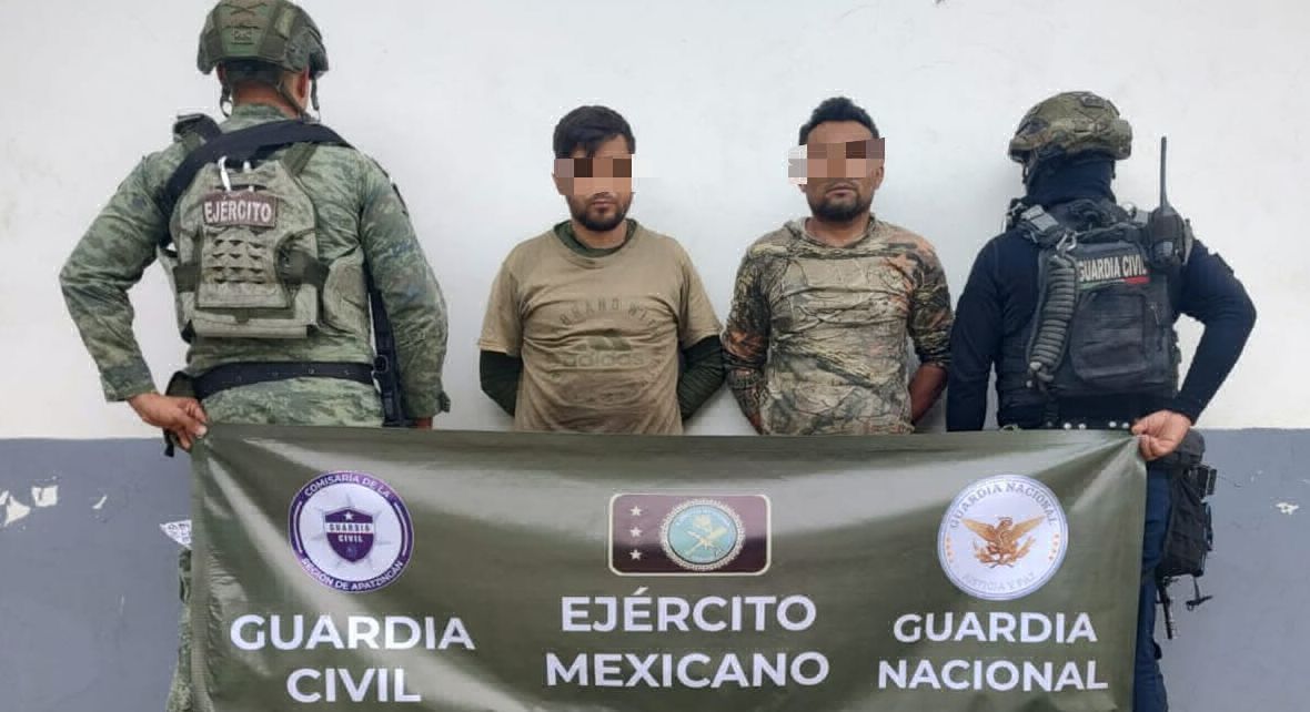 Guardia Civil y Ejército dan detencion a 2 colombianos en Buenavista