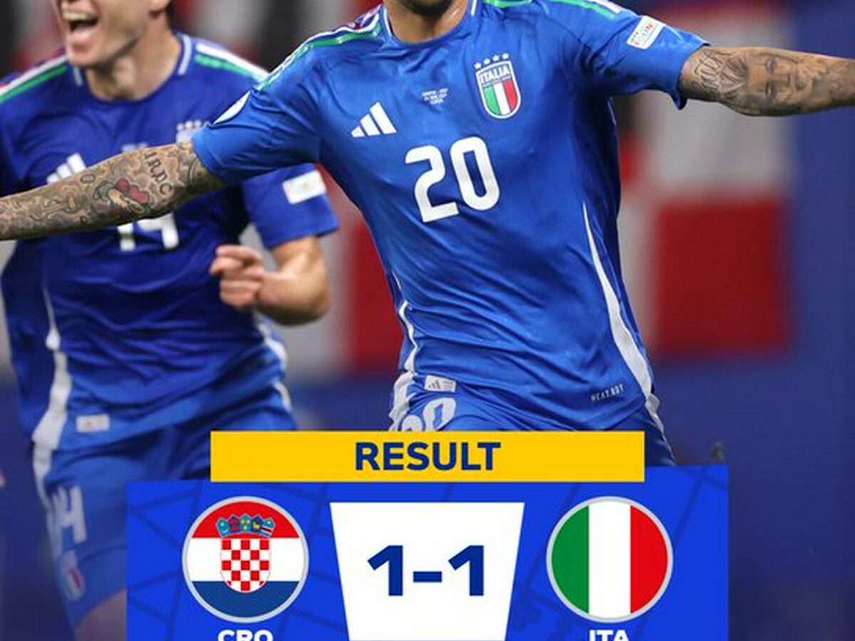 Italia clasifica como último en la Eurocopa tras ganar a Croacia