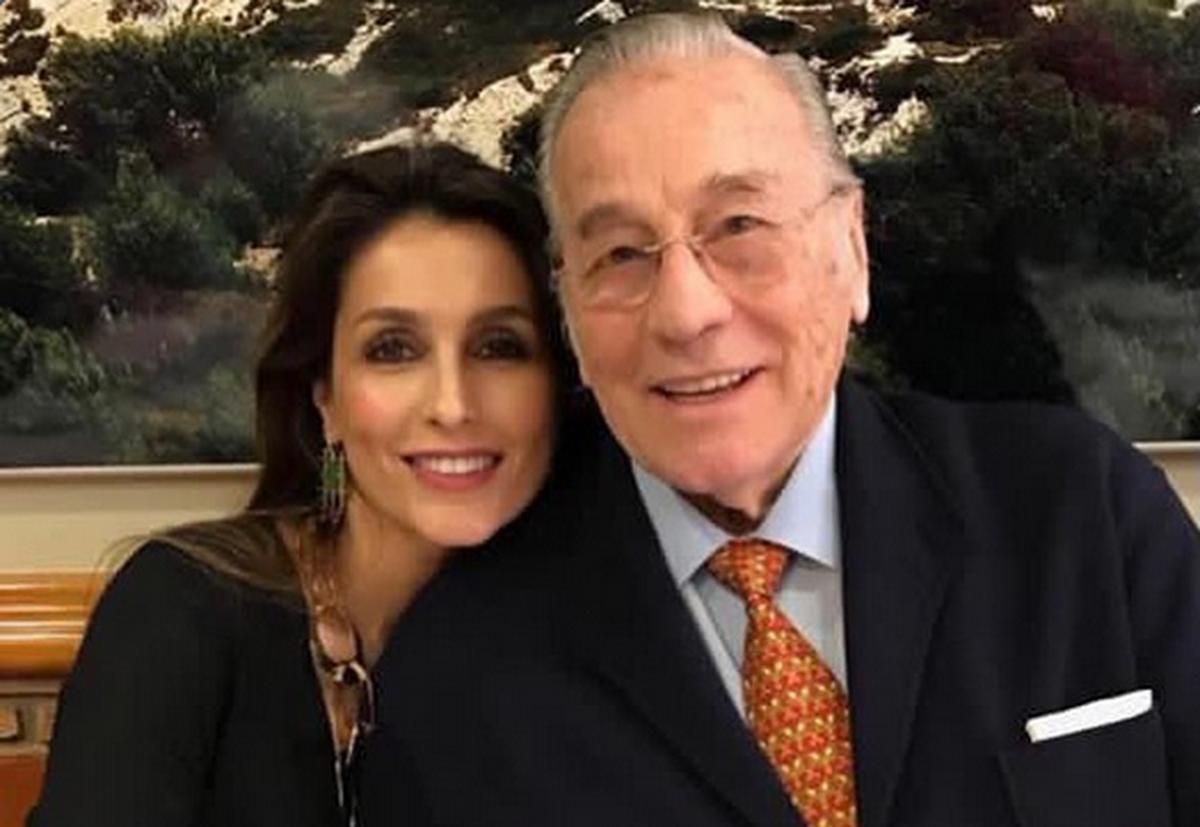 Luis Miguel y el padre de Paloma Cuevas