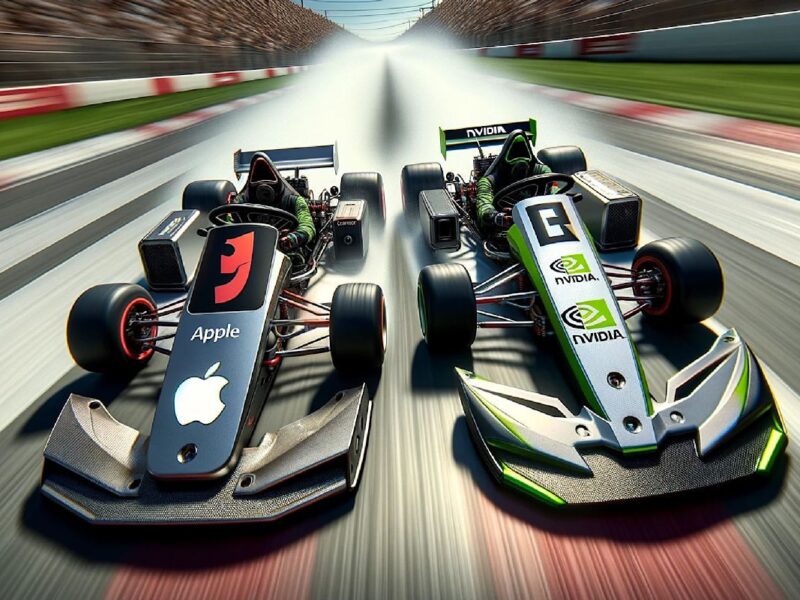 nvidia vs. apple inteligencia artificial