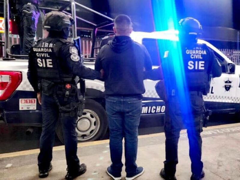 SIE da detención a expolicía implicado en homicidio en Morelia