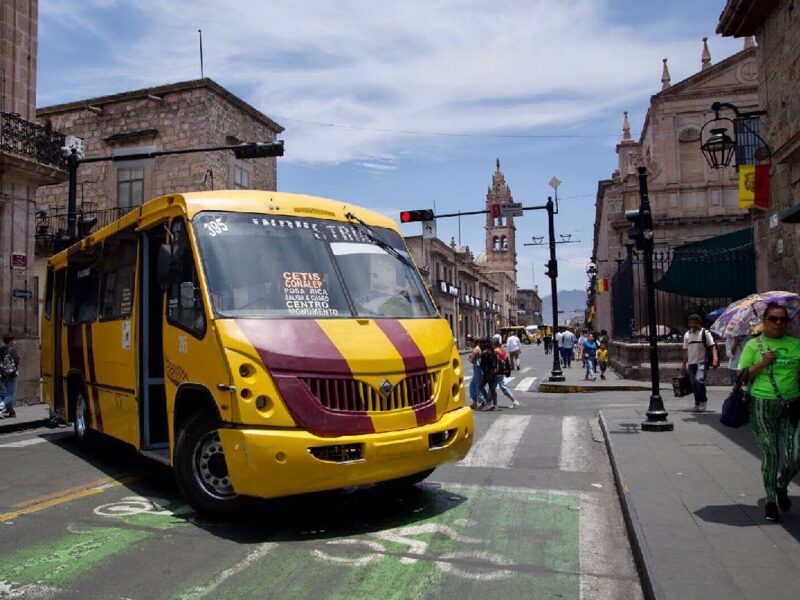 transportistas inician paro en Morelia por competencia desleal