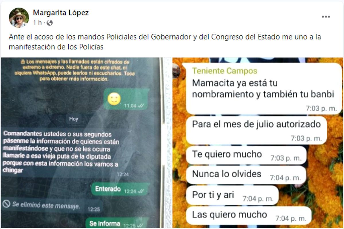ventila Margarita López imágenes de presunta red de prostitución en SSP