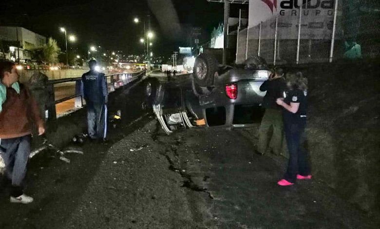 accidente sobre el libramiento de Morelia