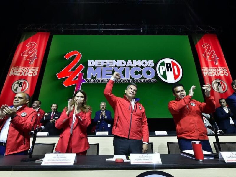 Alejandro Moreno Cárdenas "Alito" logra reelección como líder del PRI