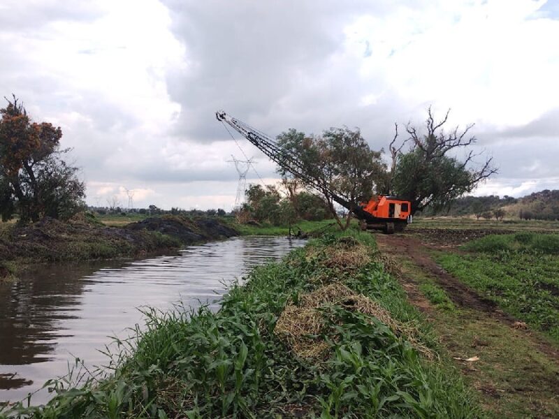 crece capacidad de ríos y drenes en Morelia por lluvias
