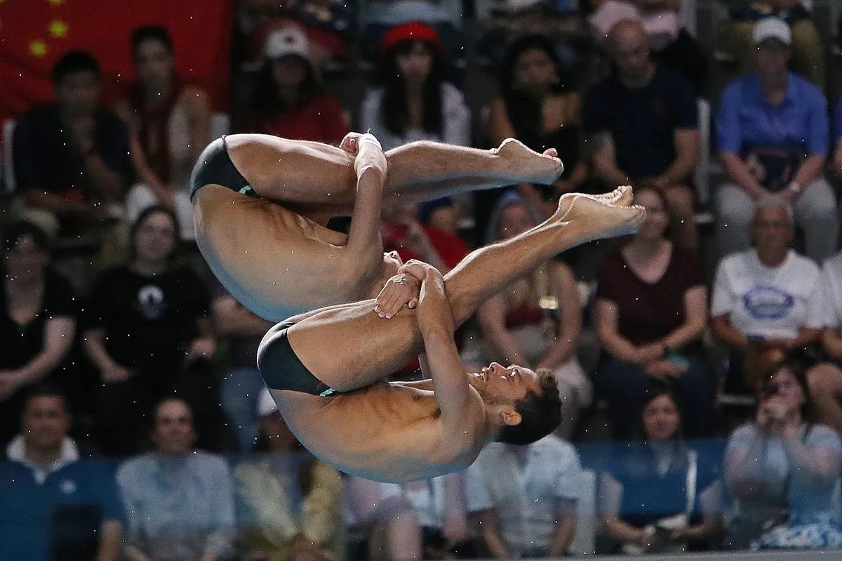 Kevin Berlín y Randal Willars ganan bronce y 4to en Clavados en París 2024