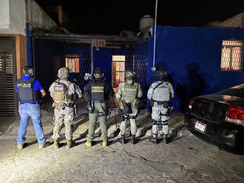 luchan contra el nercomenudeo en Michoacán con cateos