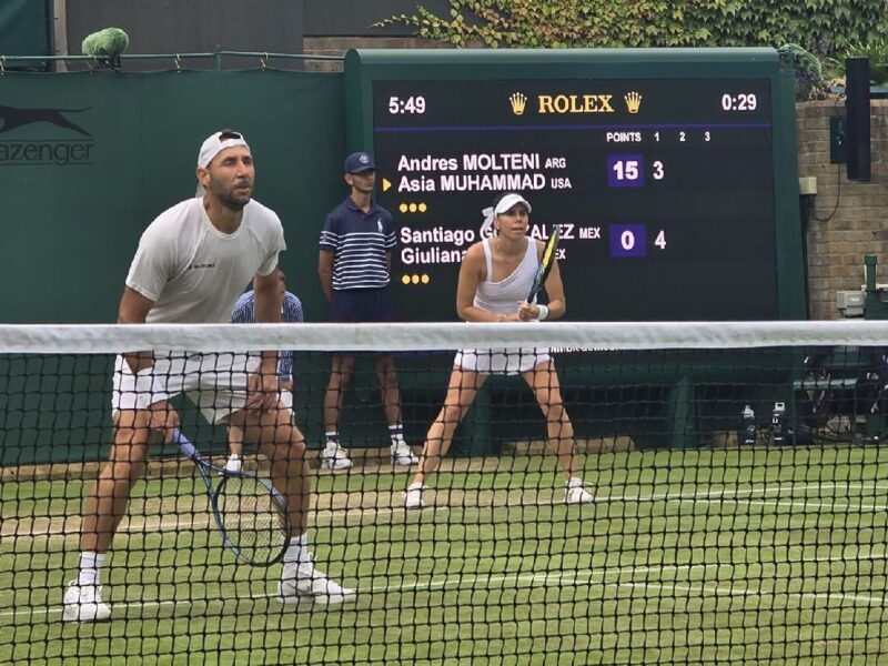 Mexicanos triunfan en dobles mixtos en Wimbledon