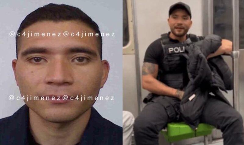 No era actor, Policía filmo video con luna bella en Metro de la CDMX
