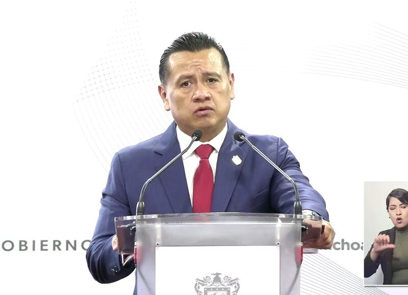 Reducción de homicidios dolosos en Michoacán. Carlos Torres Piña