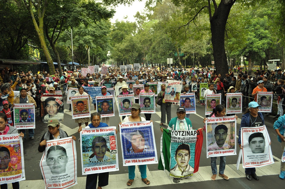se realizan protestas por liberacion de militar del caso Ayotzinapa