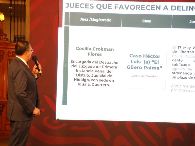 SSPC señala liberación de presuntos delincuentes por parte de jueces