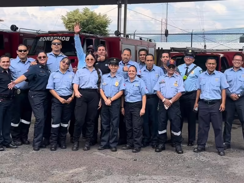 Celebran el Día del Bombero Michoacán