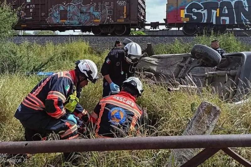 Un accidente ferroviario en Querétaro