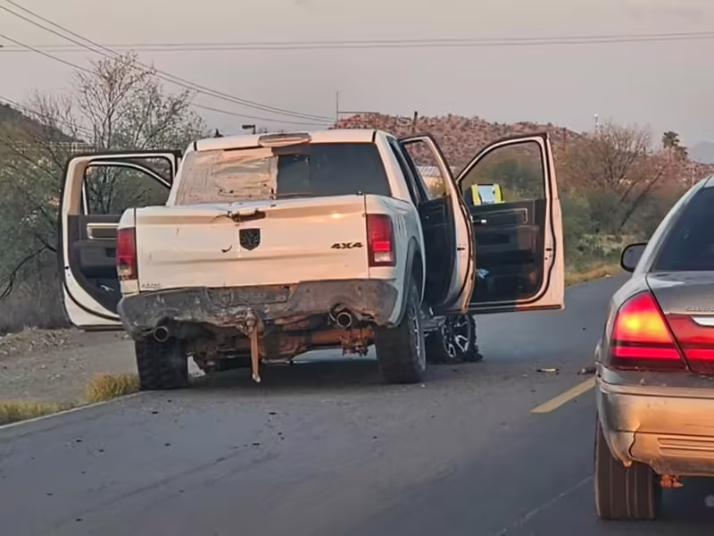 enfrentamiento en Caborca dos muertos