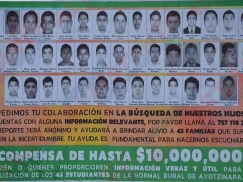 Inician campaña 'Rompe el Silencio' con recompensa de 10 mdp por los 43 de Ayotzinapa