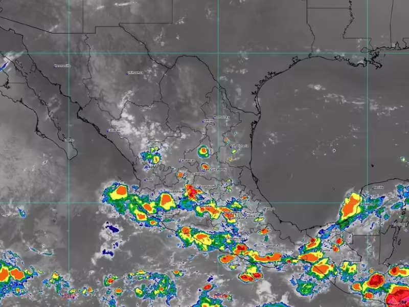 pronóstico de lluvias intensas para mañana