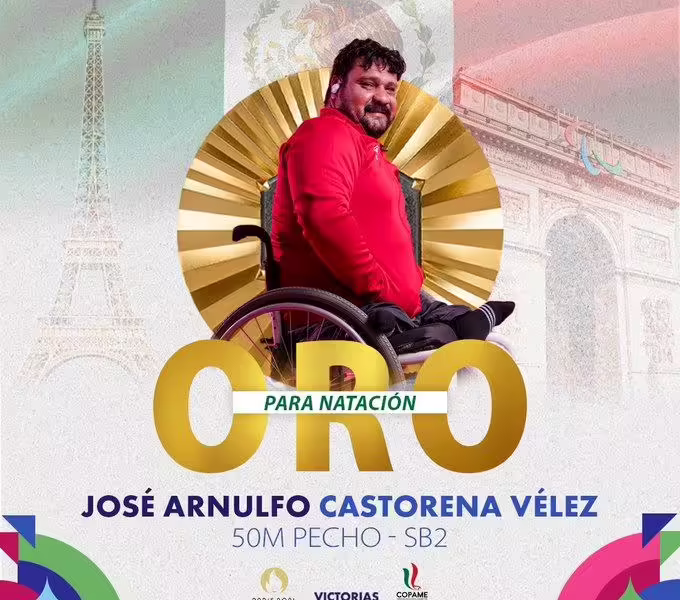 Segundo oro para México en los Juegos Paralímpicos de París 2024