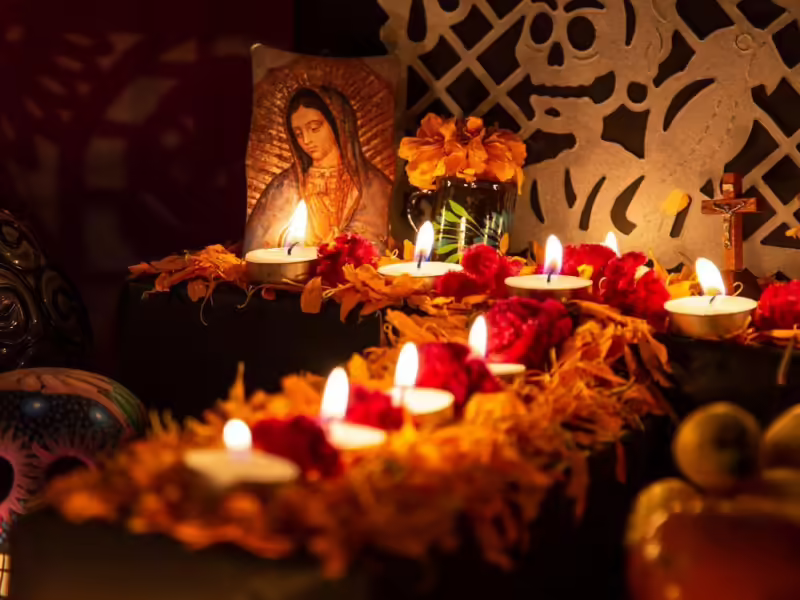 cosas altar Día de Muertos