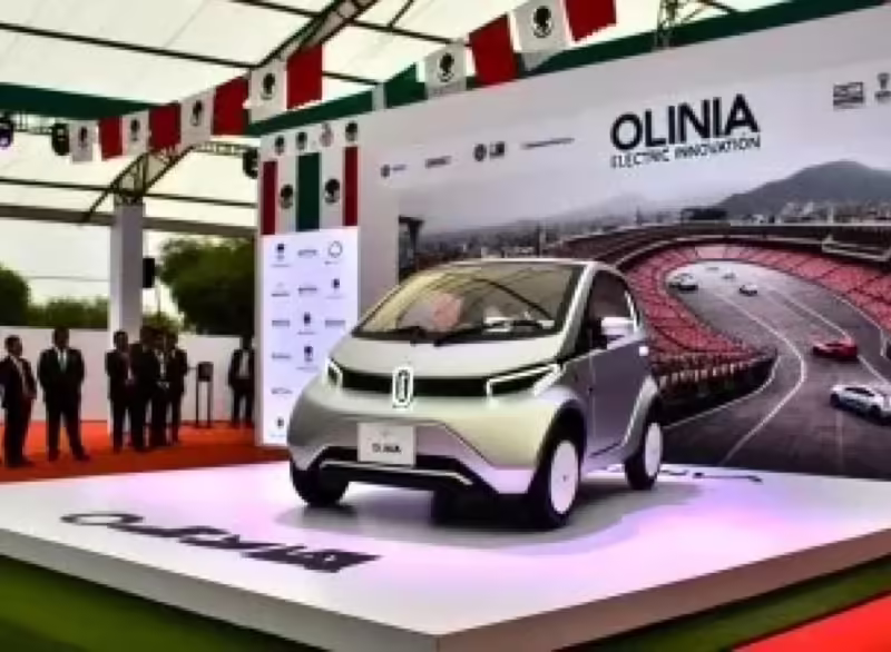 Cuánto cuesta Olinia el primer auto eléctrico de México