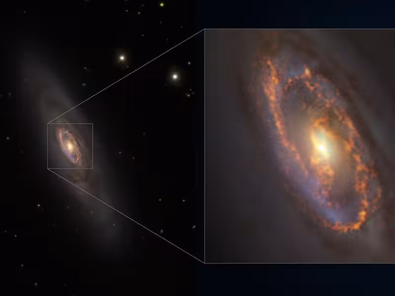 galaxia zombi NGC 1386 revivió