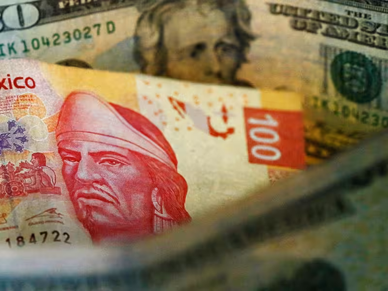 Peso mexicano desafía la barrera de las 20 unidades por dólar