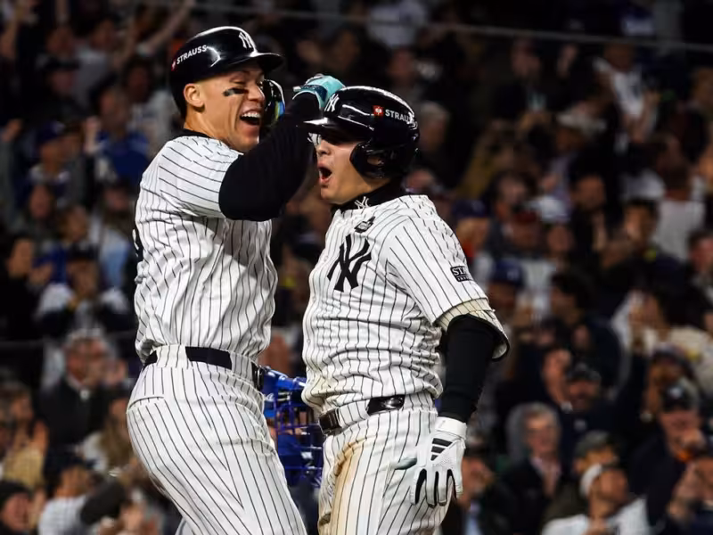 Yankees vencen a Los Dodgers
