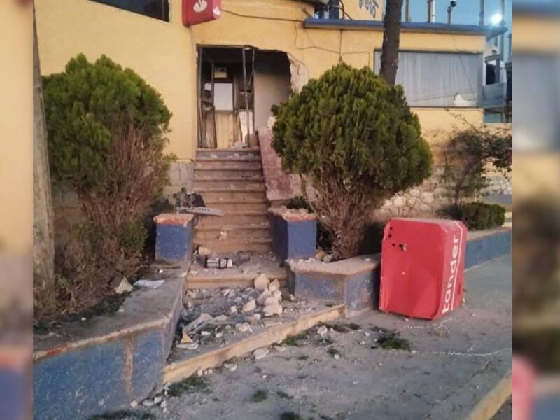 Arrancan y roban cajero automático en Tula, Hidalgo
