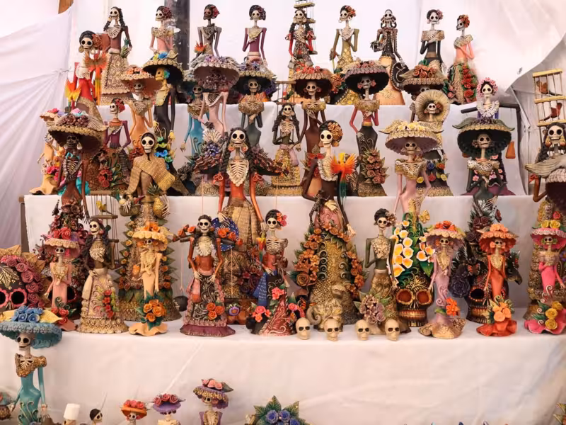 ¿Aún no visitas la Feria de la Catrina en Capula?