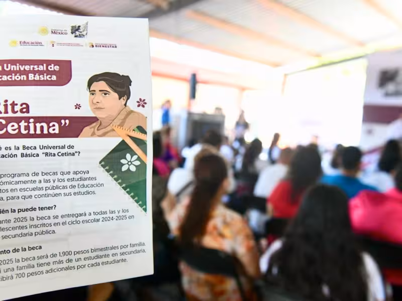Beca “Rita Cetina comienza registro el 11 de noviembre en secundaria