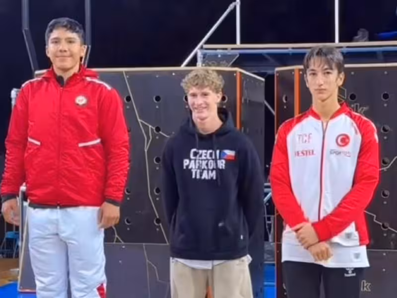 Con una extraordinaria participación en Japón, Michoacano gana plata en Parkour