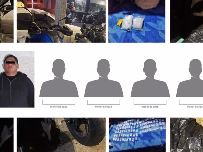 Cuatro menores de edad, entre detención de cinco sicarios de la Unión Tepito detenidos