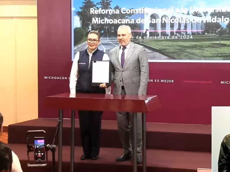 Presupuesto pleno, democracia en elección de rector y sistema de pensiones, contenido de reforma a la UMSNH