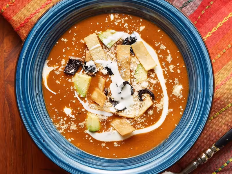 Sopa Tarasca típica de Michoacán, la mejor del mundo según TasteAtlas