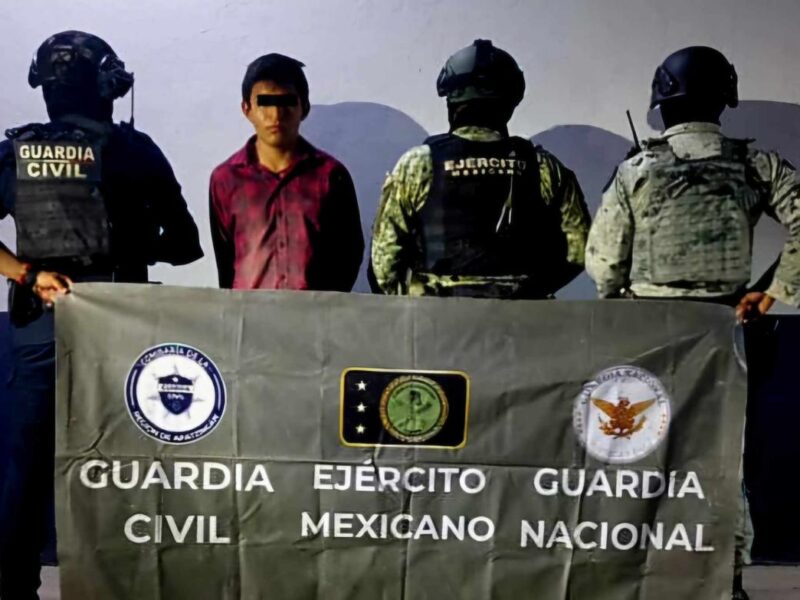 detención dronero CJNG Apatzingán 1
