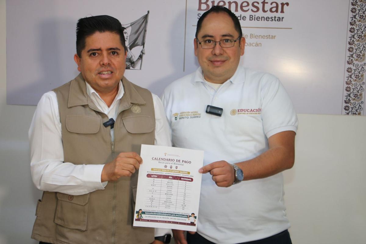 Este es el calendario de pago de Becas Bienestar en Michoacán