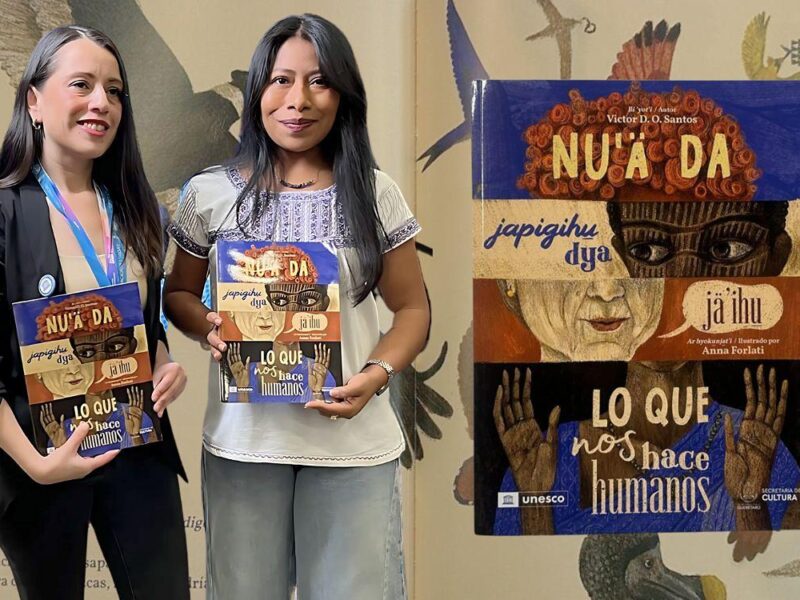 Yalitza Aparicio y UNESCO presentan libro: 'Lo que nos hace humanos' -preservación lenguas indígenas