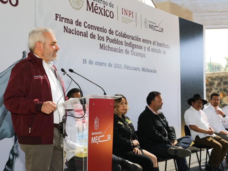 política indigenista Michoacán nacional Bedolla
