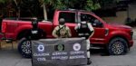 Tras enfrentamiento aseguran al CJNG arsenal y camioneta con reporte de robo, en Tierra Caliente