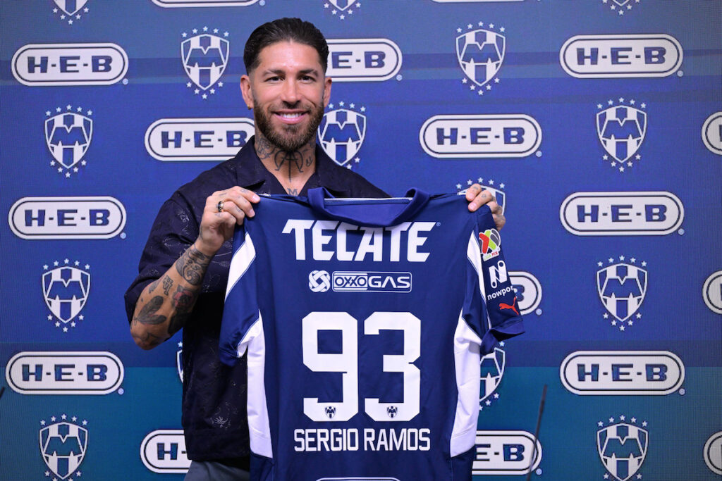 Rayados presenta al español Sergio Ramos como nuevo refuerzo