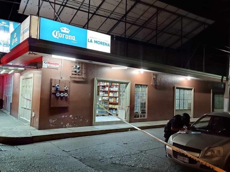 hombre es asesinado en tienda de la colonia Ramírez en Zamora