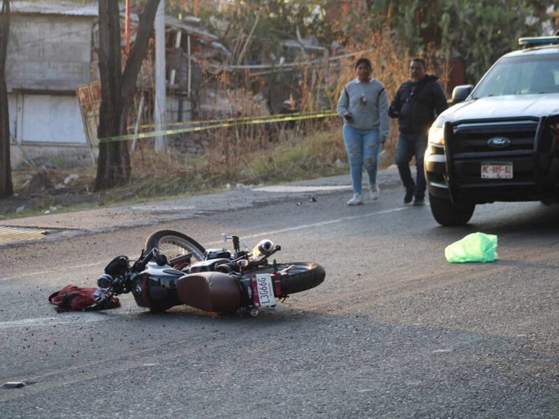 Adulto mayor muere tras ser atropellado por motociclista en el Libramiento Sur de Jacona